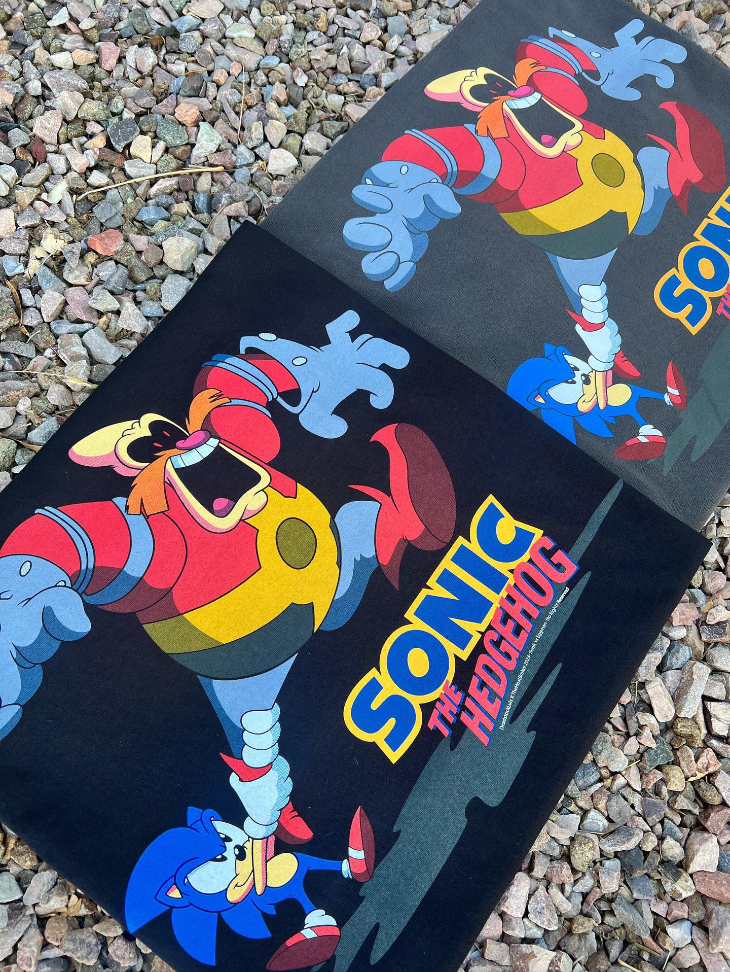 Sonic vs Eggman Bootleg Tee (IN-HAND)